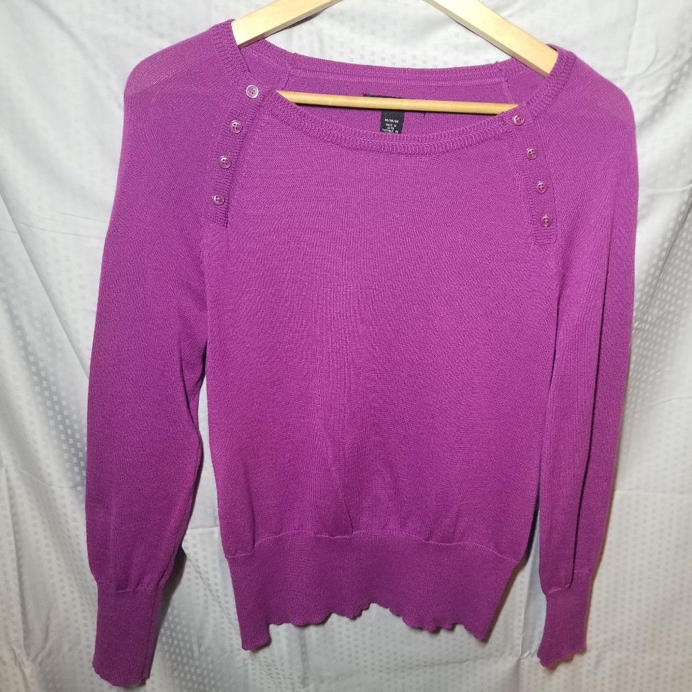 Kenneth Cole boat neck pullover sweater